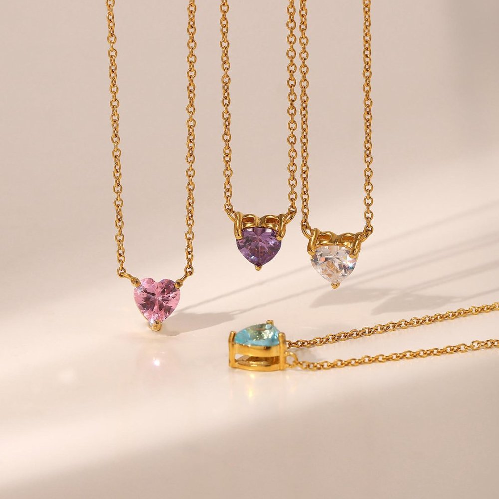 Kendall Heart Necklace - Picture 3 of 13